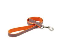 Ancol Reflective Nylon Dog Lead - Orange Bone - 1.9 x 100cm