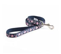 Ancol Patterned Collection Lead Navy Rose 1m x 19mm
