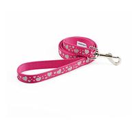 Ancol Pink Hearts Fashion Dog Lead - Pink Hearts