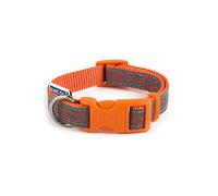 Ancol Patterned Collection Reflective Bone Collar size 1-2 to fit neck circumference 20-30 cm, Orange