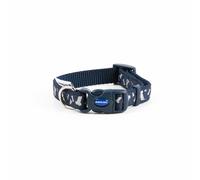 Ancol Paw'n'Bone Adj Refl Coll Blue 1-2