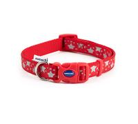 Ancol Paw'n'Bone Adj Refl Coll Red S 2-5