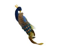 Ancol Peacock Cat Toy With Catnip Fun Interactive Indoor Kitty Playing Batting Plush