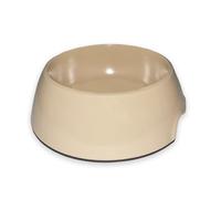 Ancol Pet Feeding Bowl in Oatmeal with Non Slip Base - Melamine Dishwasher Safe Dog Puppy Cat Food Tin - 800ml