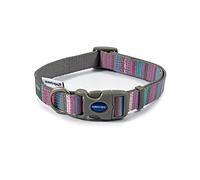 Ancol Pink Candy Stripe Made From Collar, Size 5-9 (Dog neck 45-70 cm)