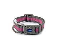 Ancol Pink & Grey Made From Collar, Size 1-2 (Dog neck 20-30 cm)
