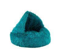 Ancol Plush Cove Bed - Teal - Pet Beds
