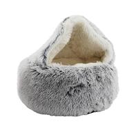 Plush Cove Bed Ancol Grey One Size