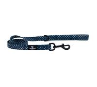Ancol Soho Pet Collection Polka Dot Lead - Comfortable 100% Recycled Fabric Pet Accessory - Dog Puppy Padded Handle Walking Leash