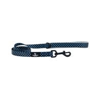 Ancol Polka Dot Patterned Lead - Navy Spot