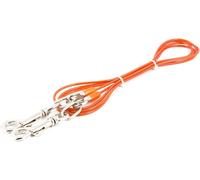 Ancol PVC Easy Tie Out Comfortable Cable Orange Lead Pet Leash Training Accesso