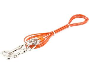 Ancol PVC Easy Tie Out Comfortable Cable Orange Lead Pet Leash Training Accesso