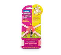 Ancol Rabbit Harness & lead set Pink Polka