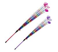 Ancol Rainbow Feather Cat Dangler Teaser Interactive Indoor Kitty Playing Exercising Toy 15Cm