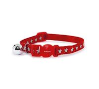 Ancol Reflective Cat Collar Red Stars