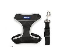 Nylon Travel & Exercise Harness Black Small 37-58cm