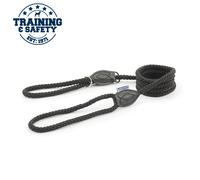 Ancol Rope Slip & Control Lead – Black – 1.5 m x 12 mm