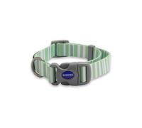 Ancol Round Dog Collar Stripe Patterned - Lightweight Sturdy Adjustable Buckle Durable Secure Fit Soft Comfortable Stylish Pet Puppy Leash - Medium