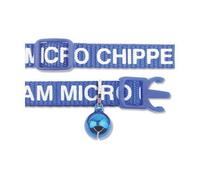 Ancol Safety Buckle Cat Collar I Am Microchipped 50G - Bulk Deal Of 6X