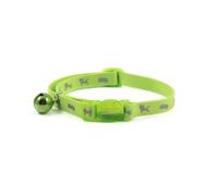 Ancol Hi Viz Cat Collar - Green - One Size