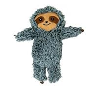 Ancol Samson Sloth Cat Kicker - Kitten Soft Toy with Catnip - Small Plush Stuffed Animal for Indoor Pets Playing - L 21cm