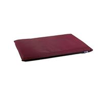Ancol Sleepy Paws Dog Waterproof Flat Pad in Burgundy - Comfortable Outdoor Pet Bed with Removable Cover - Garden Puppy Blanket Mat - 76 x 53cm