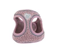 Ancol Small Bite Step In Dog Harness Rose, 25-30cm, Air Mesh Adjustable Puppy Harness with Reflective Trim, Soft & Comfortable Fit for Small Dogs - XXS