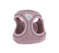Ancol Small Bite Teddy Bear Reflective Dog Harness, Rose, Sml 35-42cm