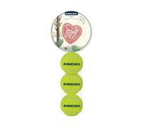 Ancol Small Bite Tennis Ball Trio - Pet Toys