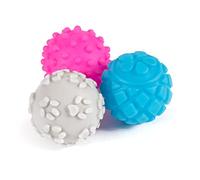 Ancol Small Bite Vinyl 6 Ball Assorted, 4.5 cm, clear