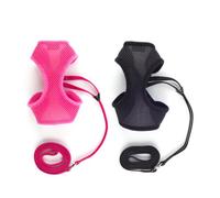 Ancol Soft Mesh Cat Harness and Lead Set. SMALL/ 12cm length. Black