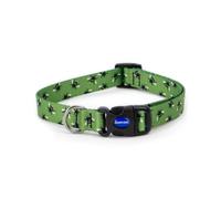 Ancol Soho Bee Adjustable Dog Collar, Recycled Materials, S 20-30cm | Weather-resistant and hardwearing with original, hand-drawn patterns; matching lead available and made in the UK.