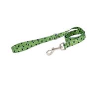Ancol Soho Bee Recycled Fabric Dog Lead, 100cm Length, 50kg Capacity | Weather-resistant and hardwearing construction with hand-drawn patterns; UK-made and supplied in recyclable packaging.