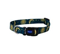 Ancol Soho Celestial Recycled Adjustable Dog Collar, Large 45-70cm | Weather-resistant, hardwearing UK-made build with original hand-drawn pattern designs; matching lead available.