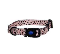 Ancol Soho Dog Collar, Dalmatian Pattern, 100% Recycled Fabric, Adjustable Buckle, Size 2-5