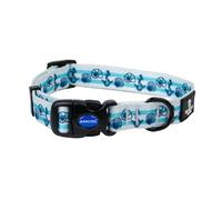 Ancol Soho Dog Collar in Nautical Pattern - Comfortable Stylish Pet Accessory - 100% Recycled Fabric Puppy Adjustable Neckband - Medium