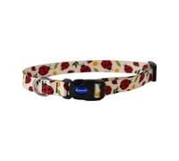 Ancol Soho Ladybird Recycled Adjustable Dog Collar, S 20-30cm | Weather-resistant, hardwearing design showcases original hand-drawn patterns; matching leads available to complete the look.