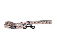 Ancol Dog Lead Soho – Padded Handle – 100% Recycled Fabric – Dalmatian – 100cm x 1.9cm