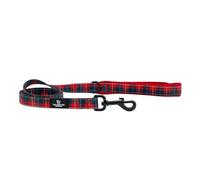 Tartan Patterned Lead - Red