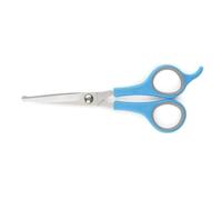 Ancol Specially Designed Rounded Tips Safety Trimming Scissors for Dogs Cats and Small Animals - Clear - Professional Grooming Tool for Delicate Areas