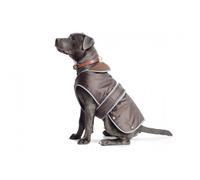 Ancol Stormguard Fleece Lined Dog Coat and Chest Protector - Choc - Extra Small
