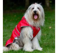 Ancol Stormguard Waterproof Dog Coat - Red - Size: Medium - Dog Jackets