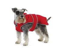 Ancol Stormguard Waterproof Winter Dog Coat - Fleece Lined, Blue, Red,Choclate