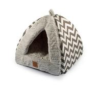Ancol Stuffed Comfortable Non Slip Base Plush Cat Kitten Pyramid Bed Pet Bedding, 92 X 61Cm
