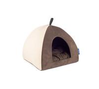 Ancol Stuffed Comfortable Safe Non Slip Cotton Faux Suede Pyramid Bed Pet Mat Bedding