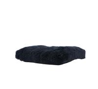 Ancol Super Plush Donut Dog Bed in Slate Grey - Comfortable Indoors Snuggle Pad with Raised Rim - Cosy Puppy Mat Sleeping Place - 75 x 60cm