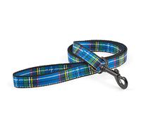 Ancol Dog Lead Blue Tartan - 19mm x 1m