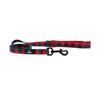 Ancol Soho Pet Collection Tartan Lead - Comfortable 100% Recycled Fabric Pet Accessory - Dog Puppy Padded Handle Walking Leash