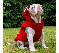 Ancol Teddy Sherpa Dog Jumper - Burgundy - Size: X Small - Dog Jackets