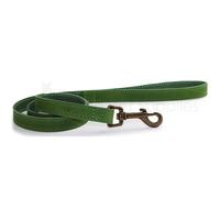 Ancol Leather Lead Timberwolf – Green – 1m x 19mm